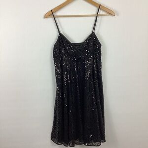 Betsey Johnson Evening Sequin Babydoll Dress Size 2 NWT